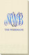 Large Script Monogram with Text Guest Towels Image 2 of 3